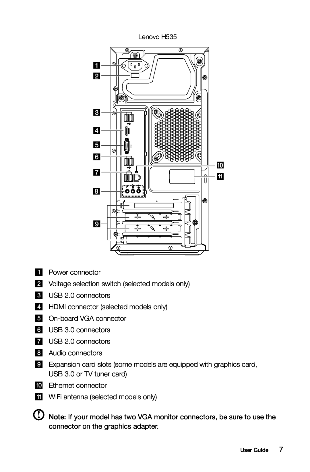 Lenovo 57321302 manual Lenovo H535 