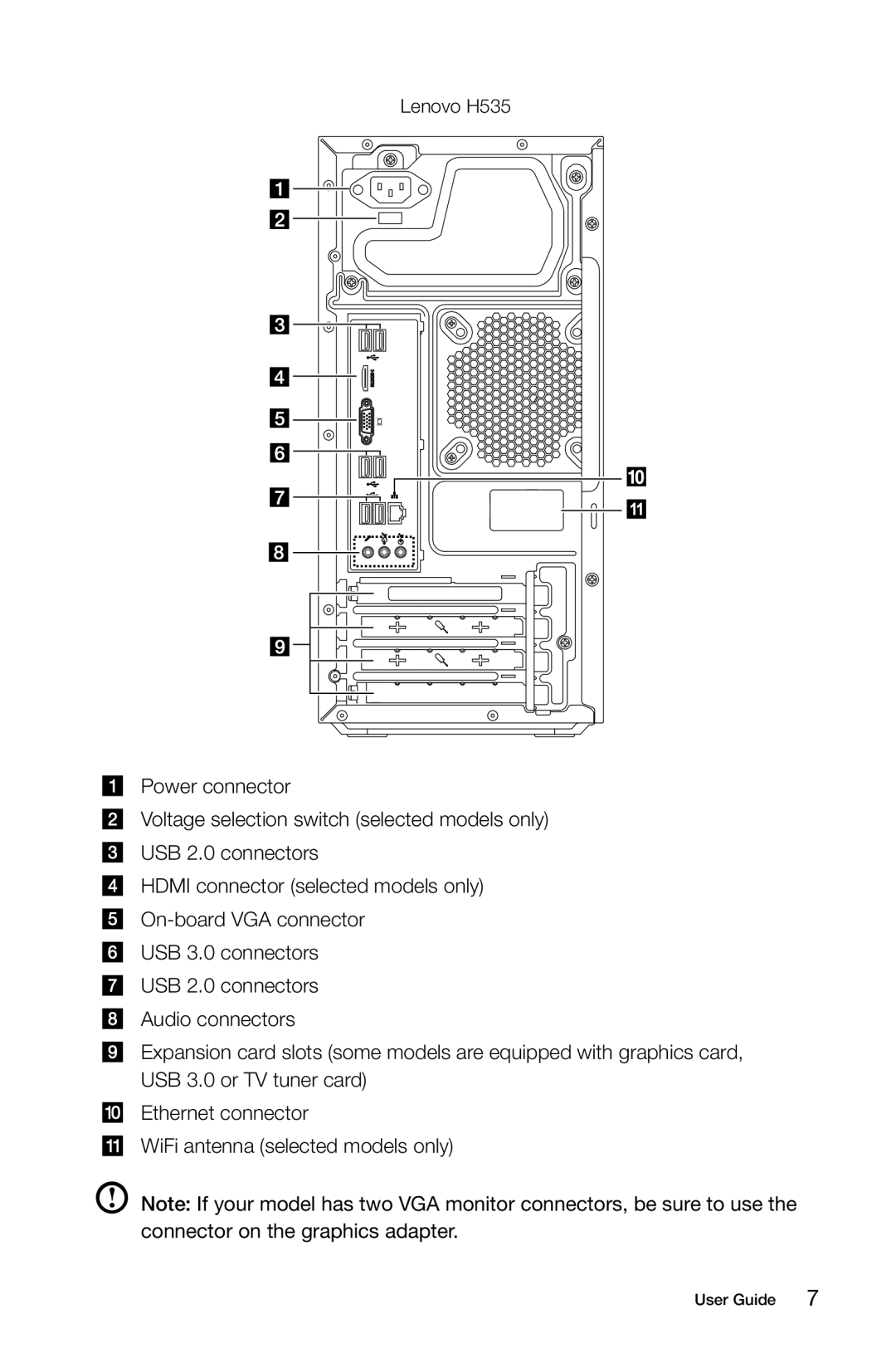 Lenovo 57321302 manual Lenovo H535 