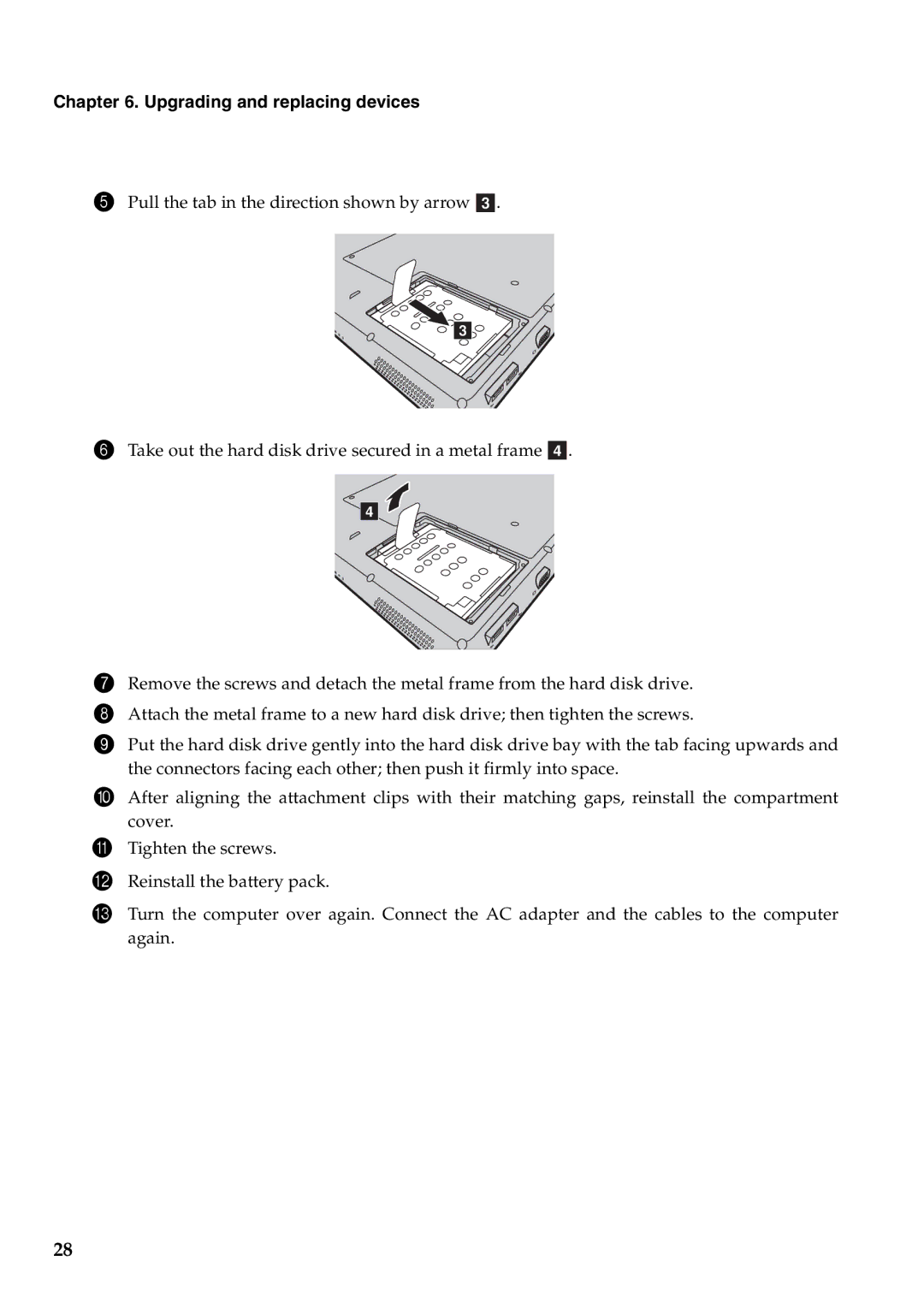 Lenovo 57323748, B550 manual Upgrading and replacing devices 