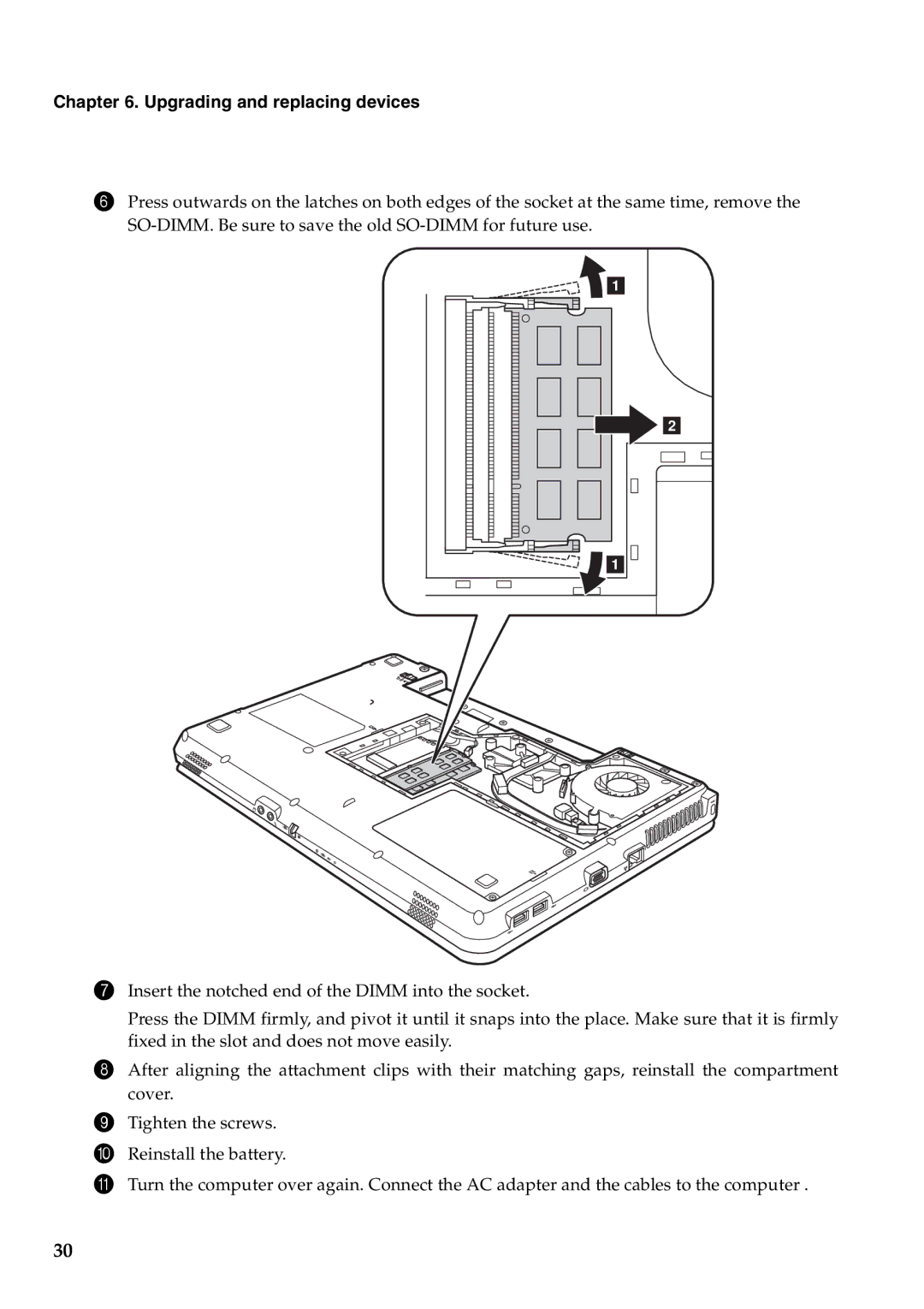 Lenovo 57323748, B550 manual Upgrading and replacing devices 