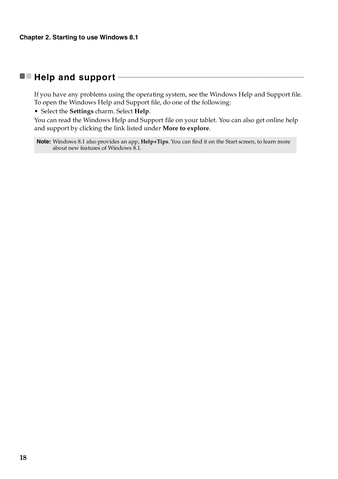 Lenovo 59393605 manual Help and support 