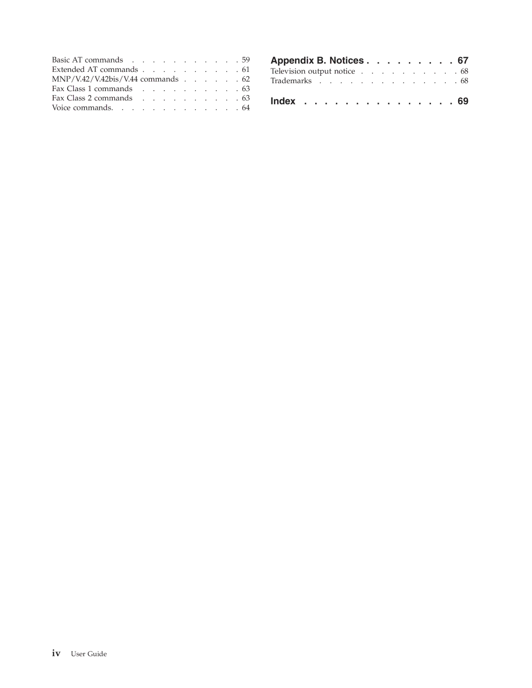 Lenovo 6019 manual Index 