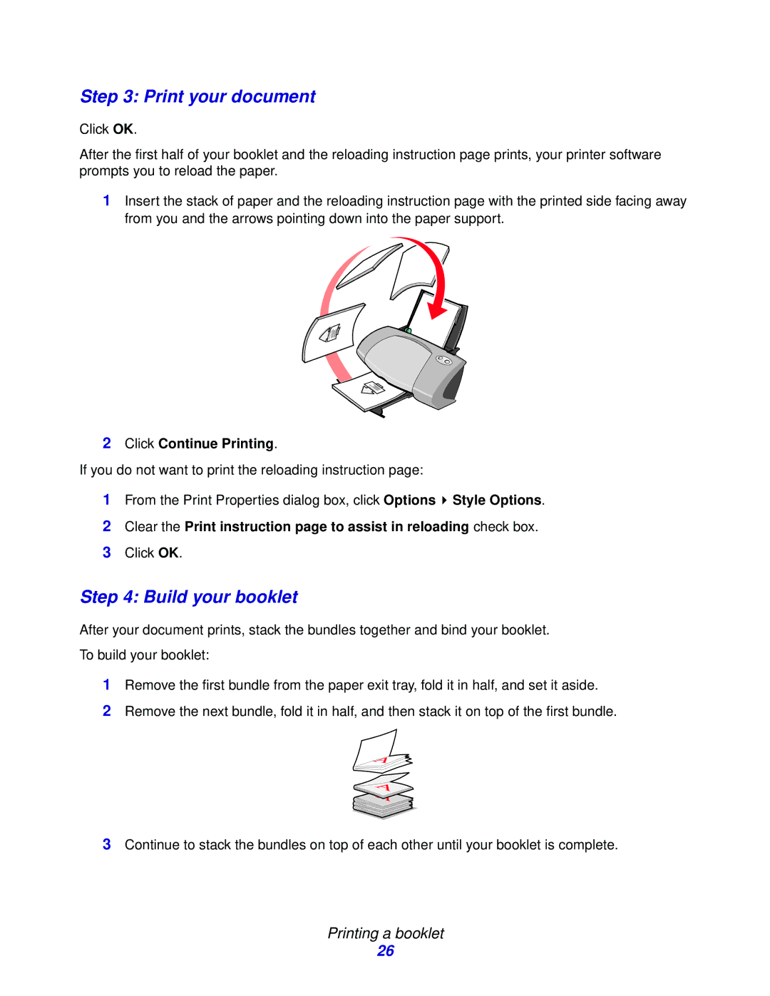 Lenovo 6110, 5110 manual Build your booklet 