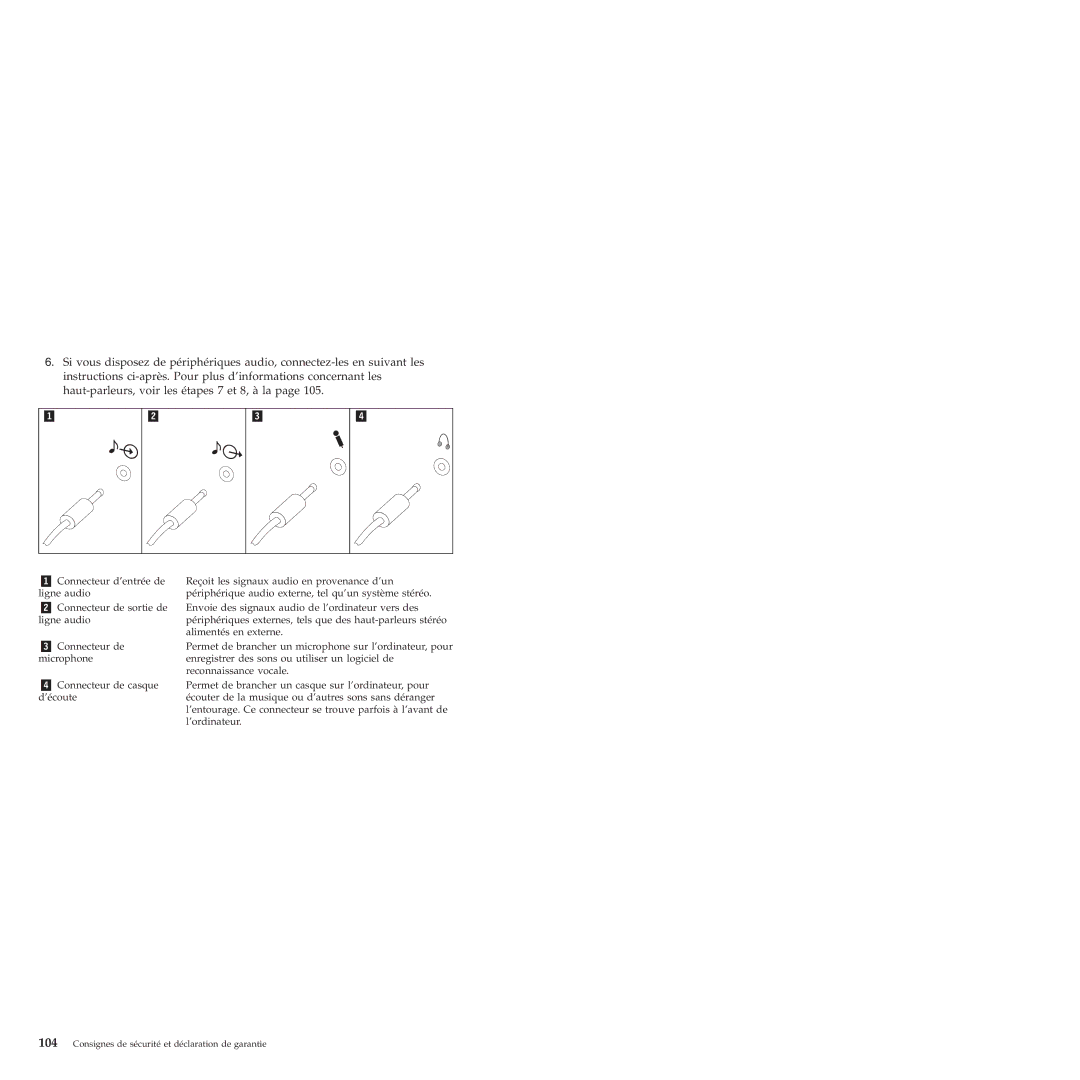 Lenovo 6175 manual 104 