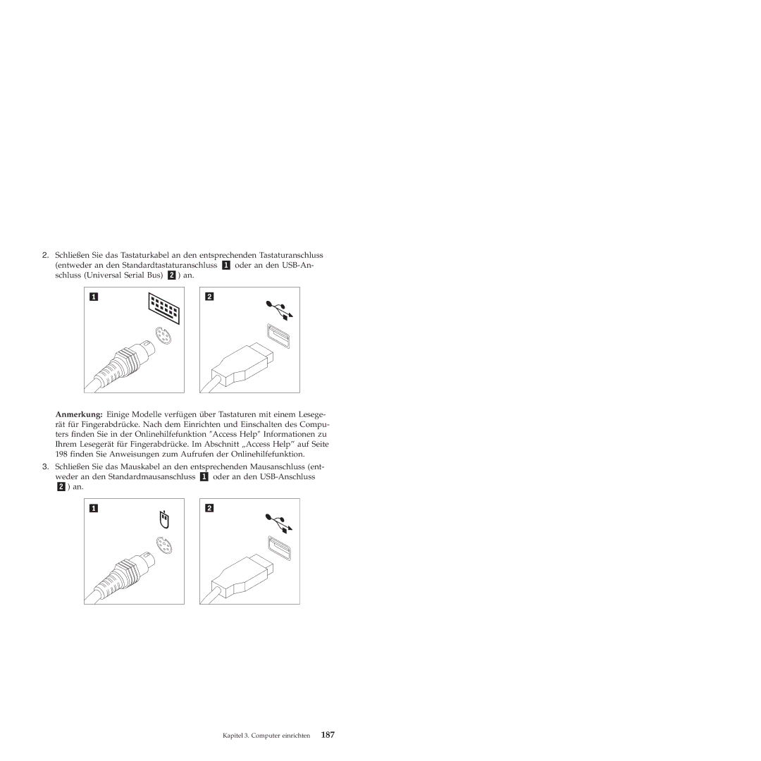 Lenovo 6175 manual Kapitel 3. Computer einrichten 