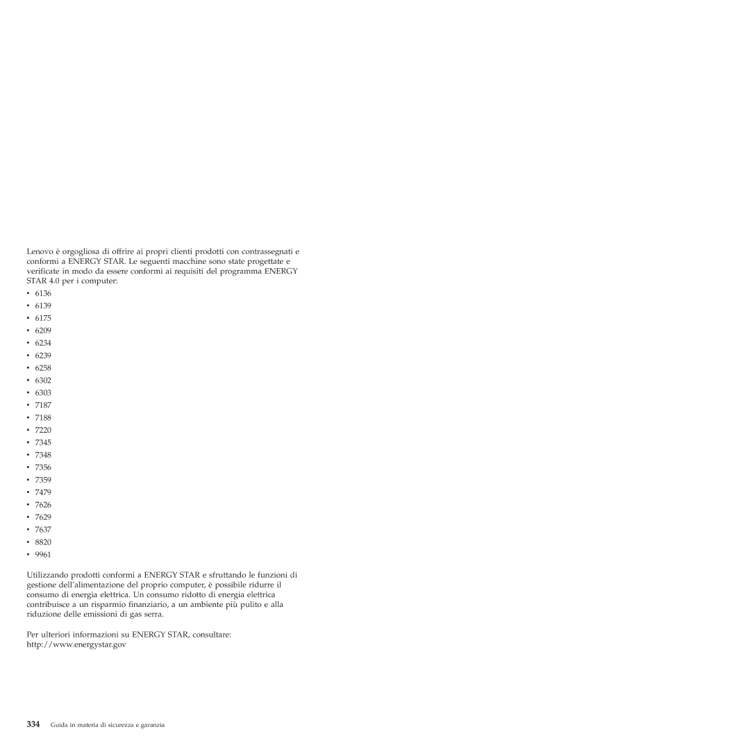 Lenovo 6175 manual Guida in materia di sicurezza e garanzia 