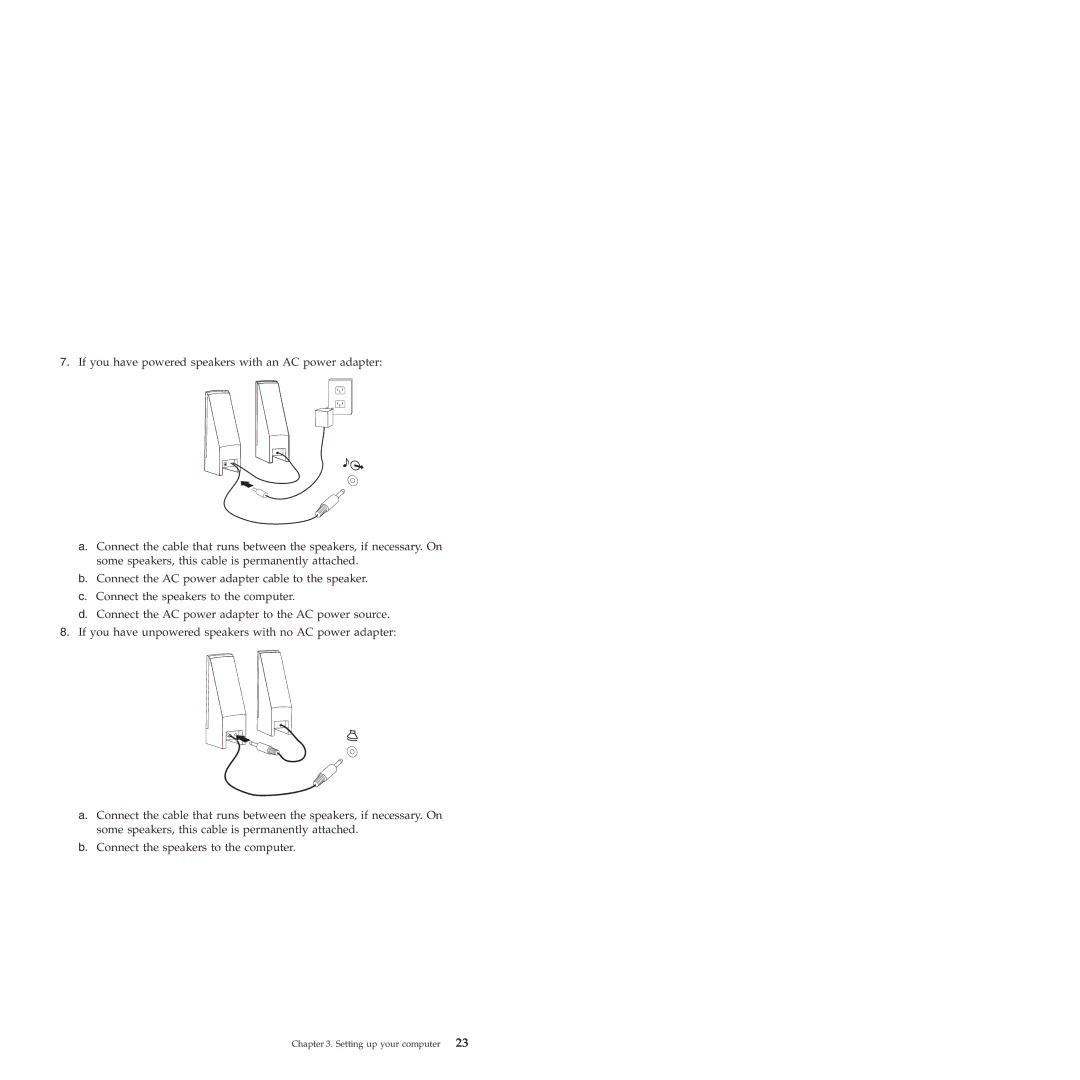 Lenovo 6175 manual Setting up your computer 