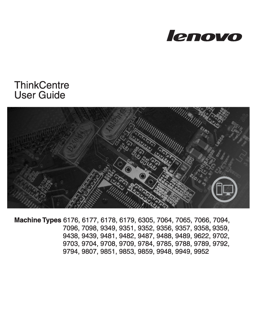 Lenovo 6176, 6177, 7064, 7094, 7065, 7066, 6178 manual 
