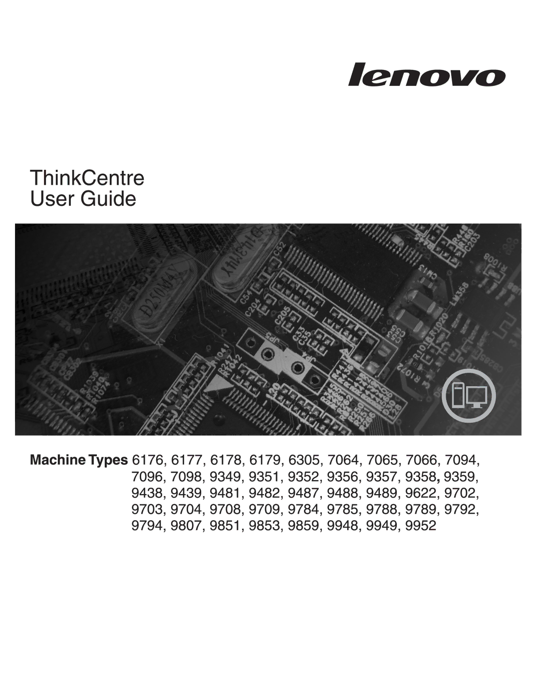 Lenovo 6176, 6177, 7064, 7094, 7065, 7066, 6178 manual 