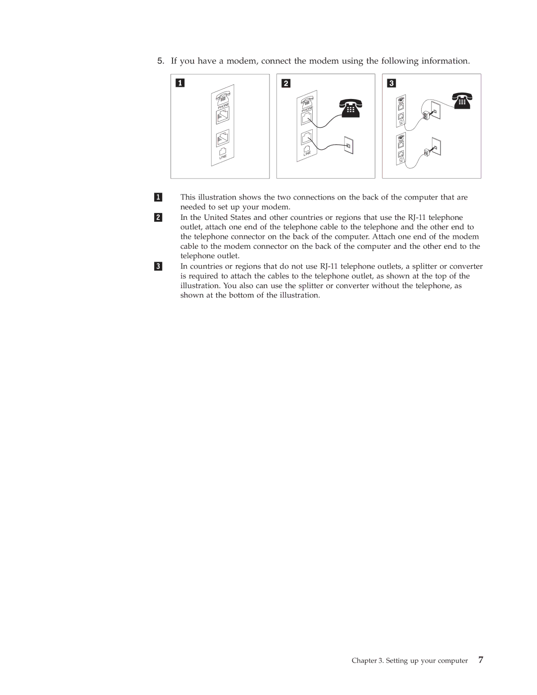 Lenovo 6306 manual Setting up your computer 