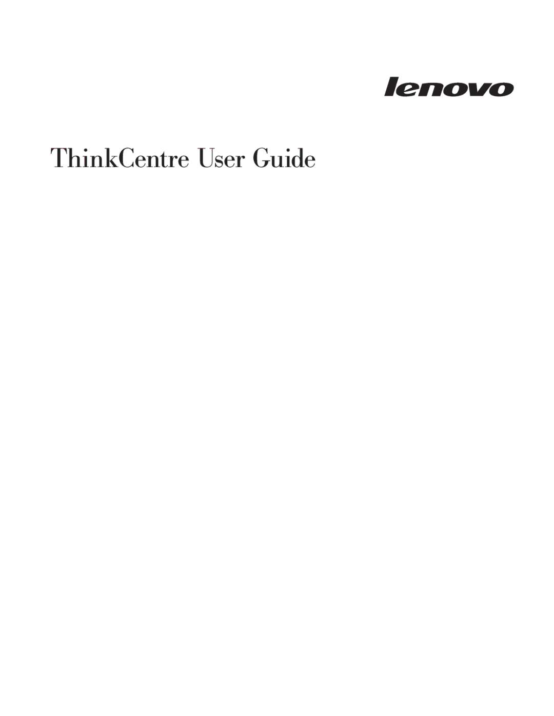 Lenovo 6397, 6395, 6394, 6393, 6396 manual ThinkCentre User Guide 