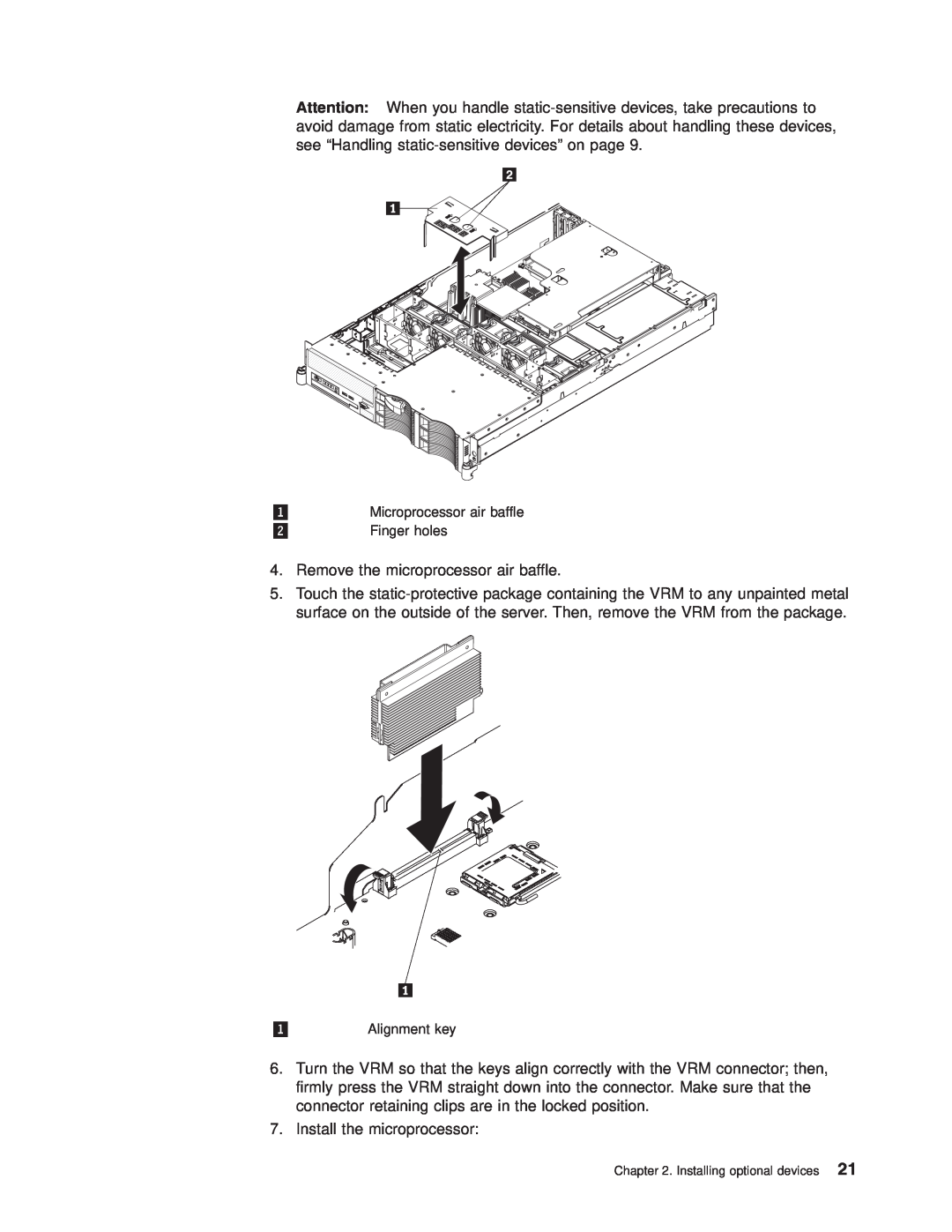 Lenovo 6444, 6447, 6446, 6445 manual Remove the microprocessor air baffle 