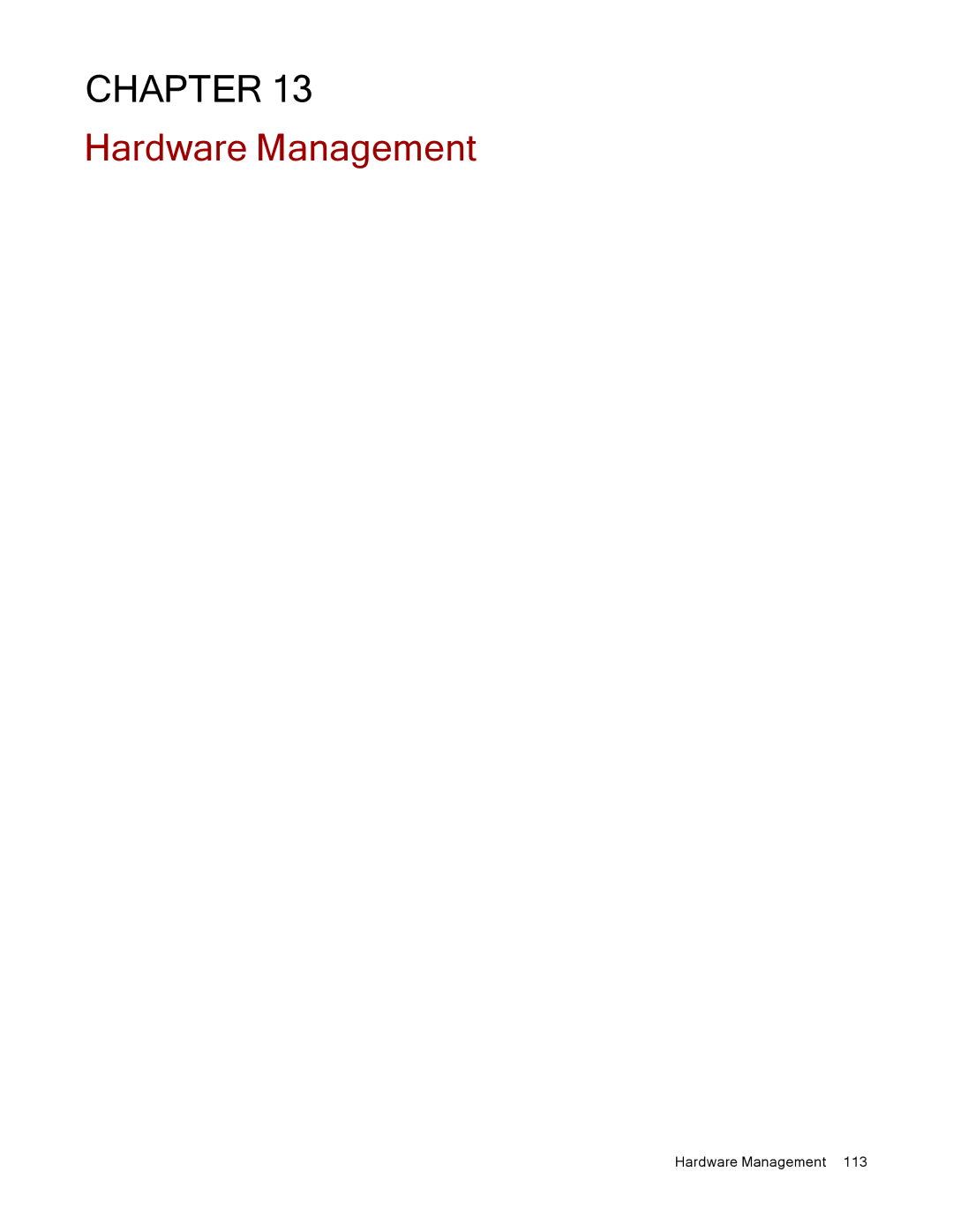 Lenovo 70A69003NA, 70A69001NA, 70A69000NA manual Hardware Management 