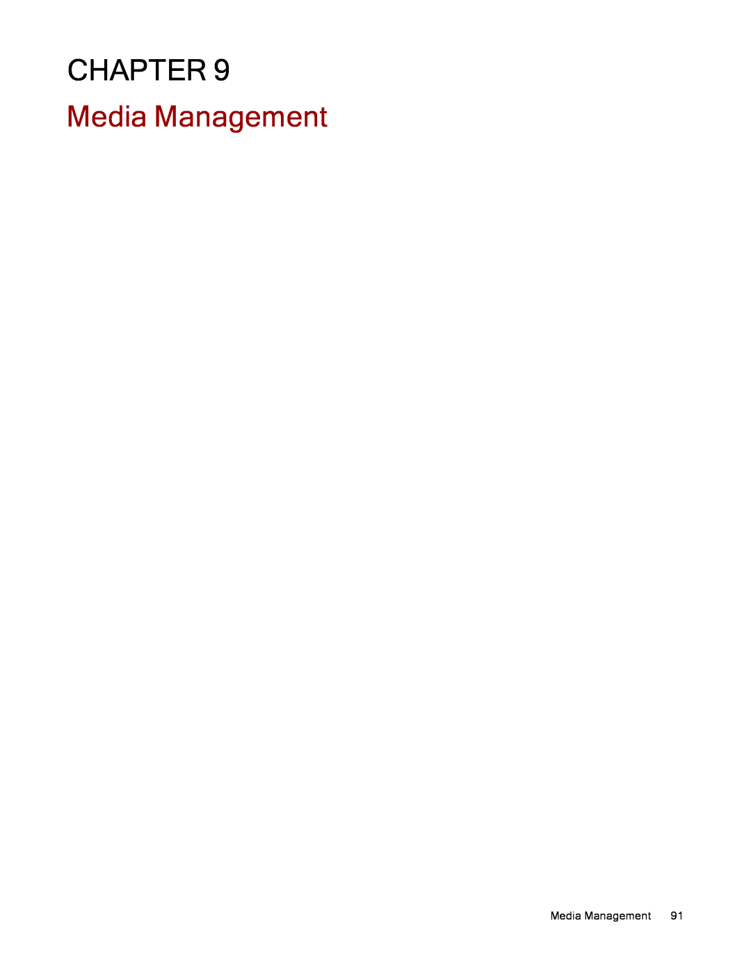 Lenovo 70B89000NA, 70B89003NA, 70B89001NA manual Media Management, Chapter 
