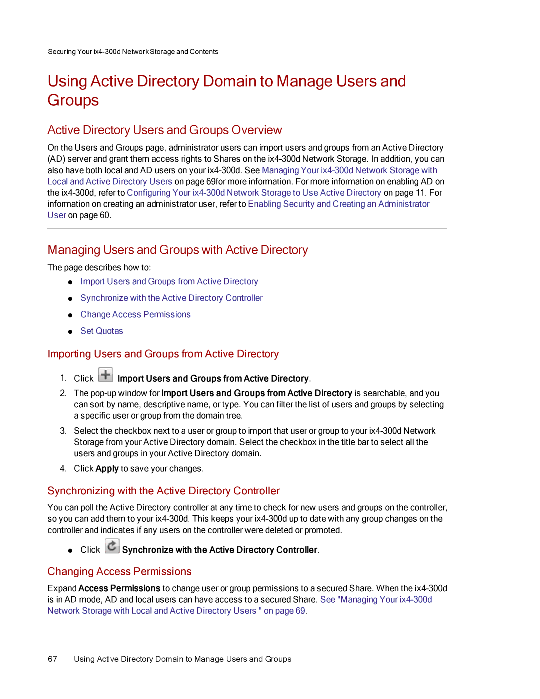 Lenovo 70B89000NA Using Active Directory Domain to Manage Users and Groups, Active Directory Users and Groups Overview 