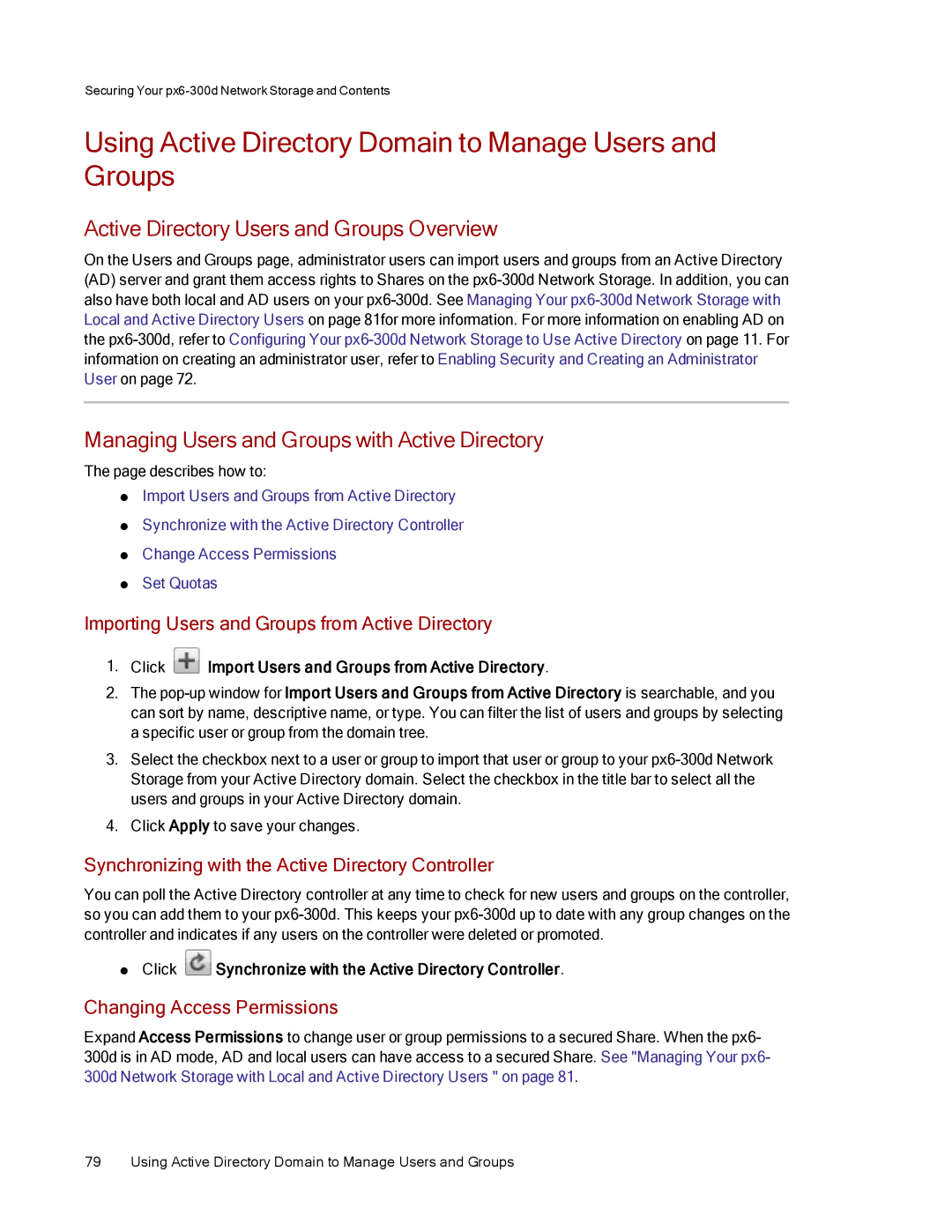 Lenovo 70BG9000NA Using Active Directory Domain to Manage Users and Groups, Active Directory Users and Groups Overview 