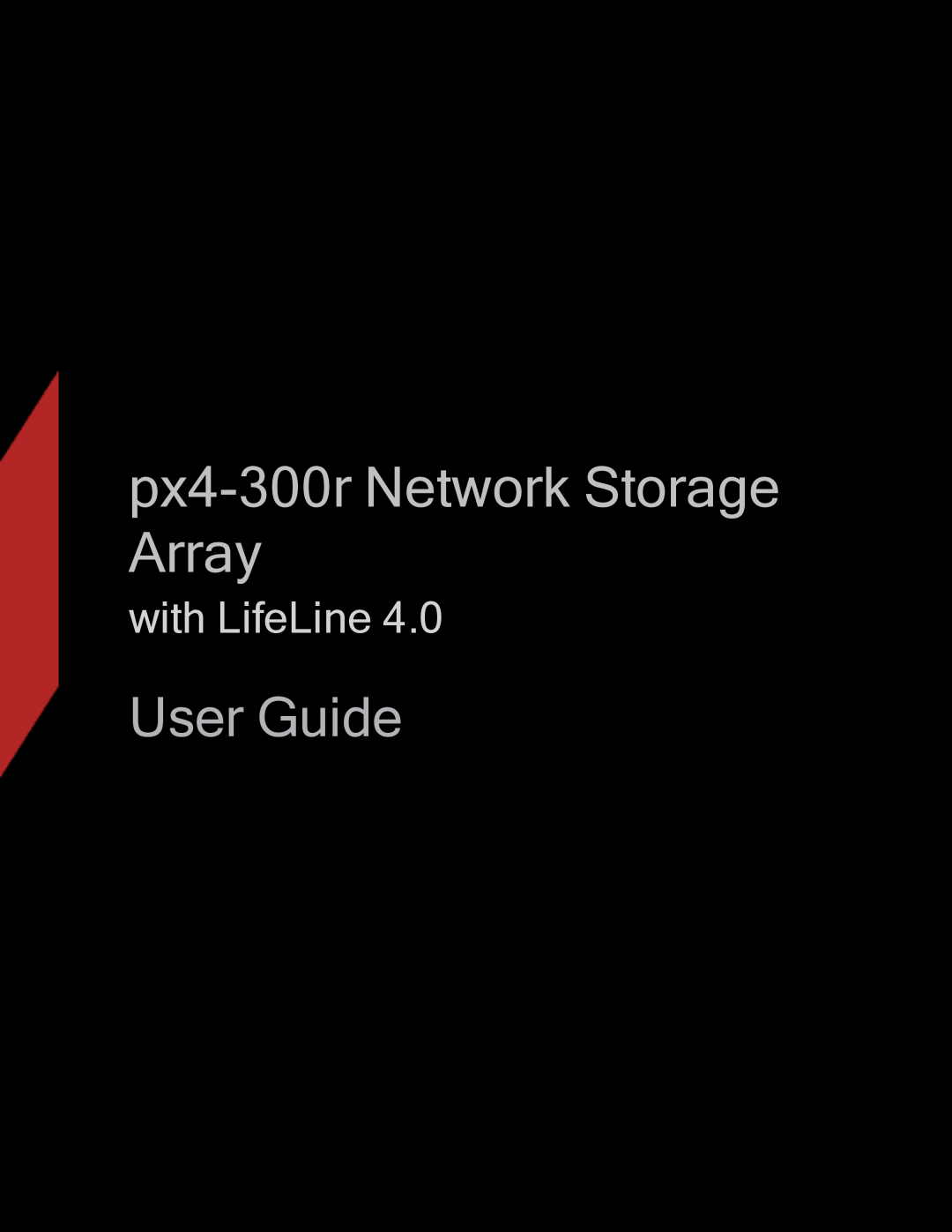 Lenovo 70BJ9005WW, 70BJ9007WW manual px4-300rNetwork Storage Array, User Guide, with LifeLine 