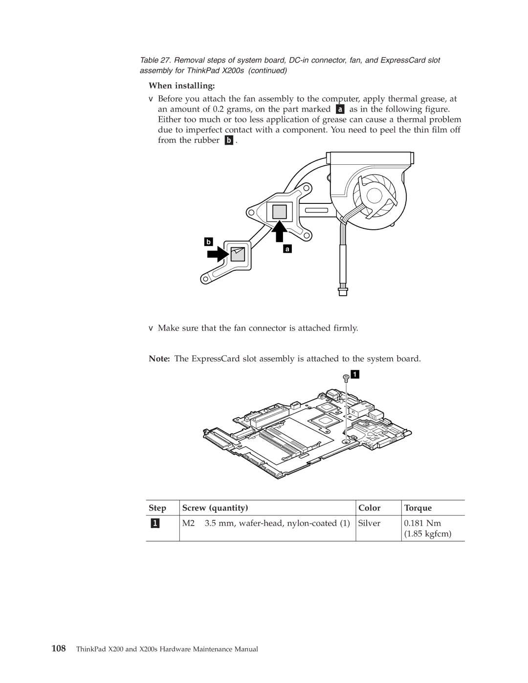 Lenovo 745068U, 74536BU, 74506CU, 745369U, 74506BU, 74506AU, 745069U, 7453FDU, 7454GKU, X200S manual When installing 