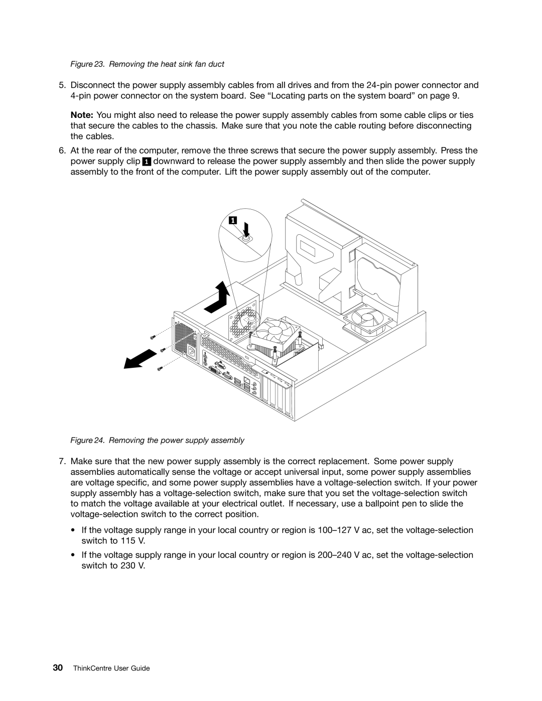 Lenovo 7539, 7548, 104, 154 manual Removing the power supply assembly 