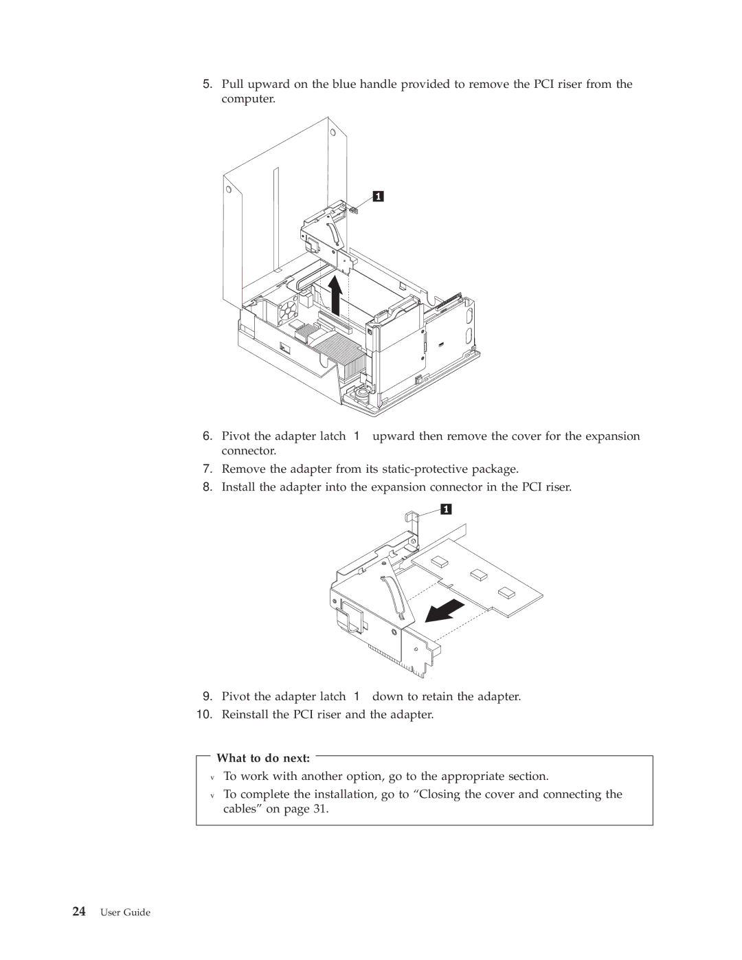 Lenovo 8799, 8009, 8795, 8791, 8807, 8803, 8812 manual What to do next 