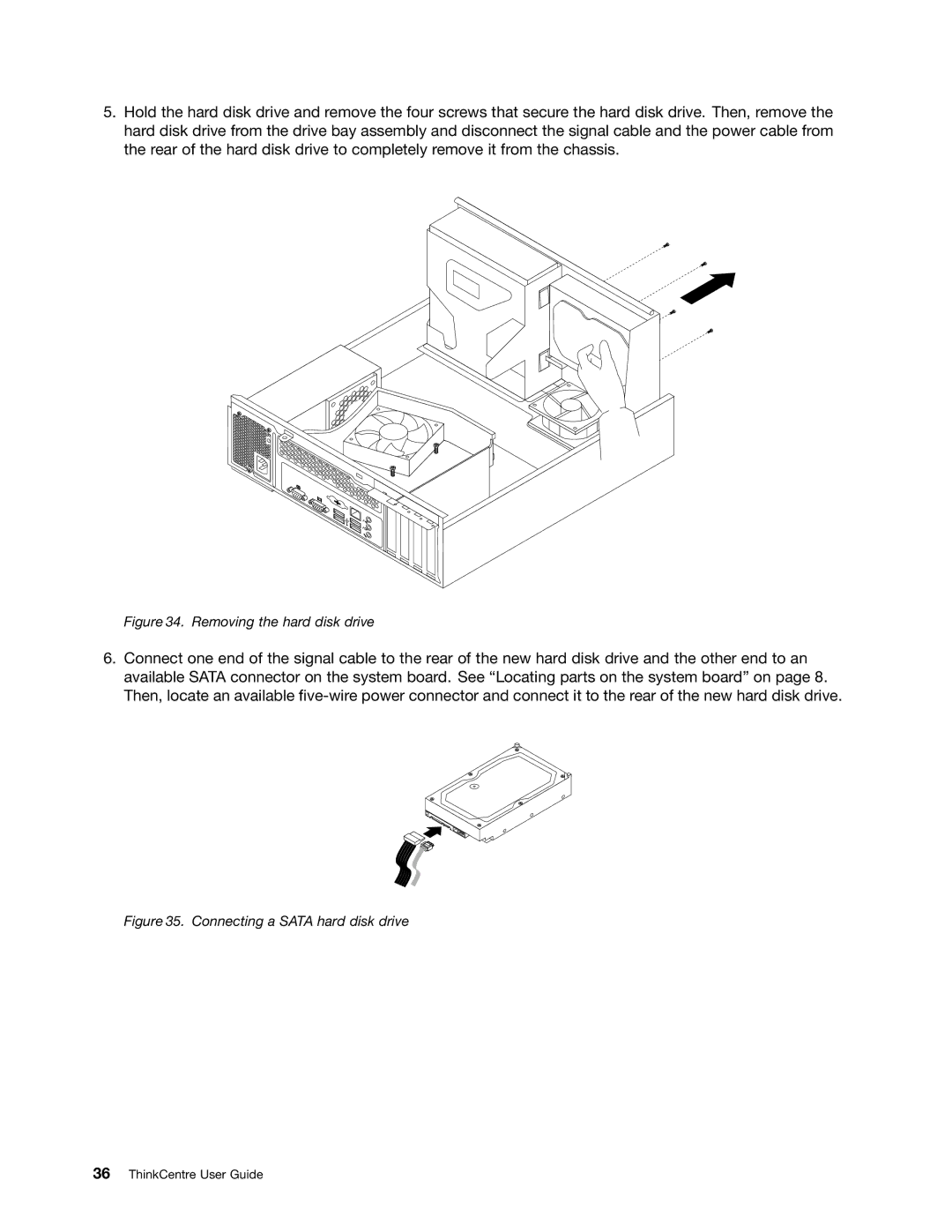 Lenovo 804 manual Removing the hard disk drive 