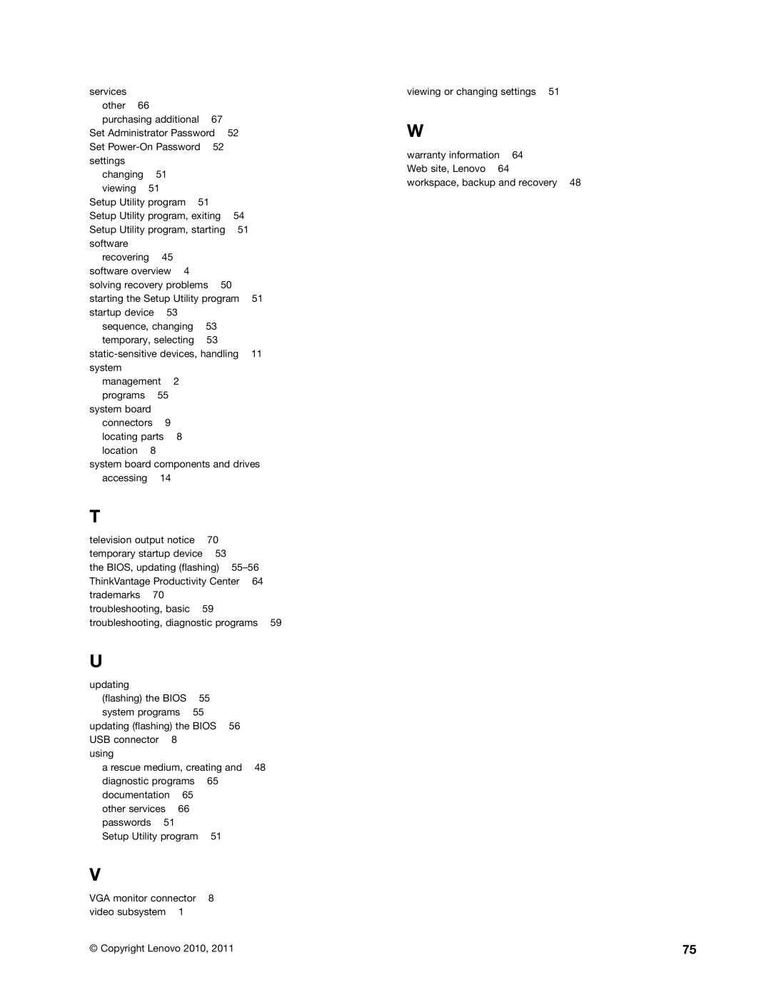 Lenovo 804 manual Set Power-On Password 