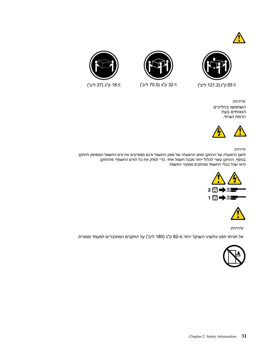 Lenovo 8089, 8094, 8088, 8090, 8087, 8086 manual Safety information 