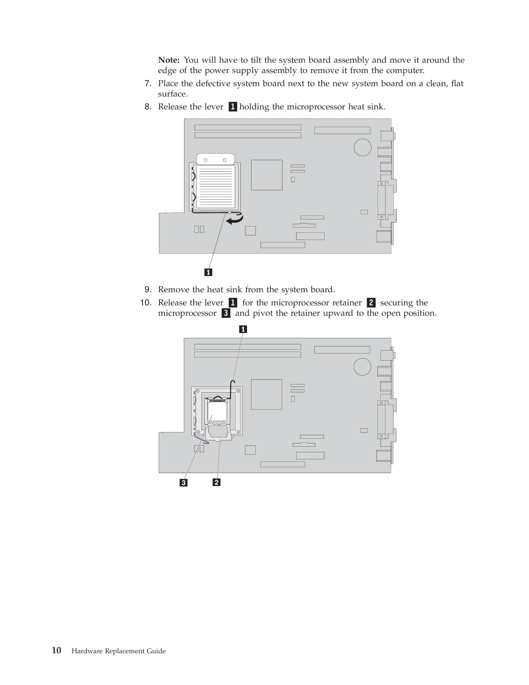 Lenovo 8160, 8155, 8099 manual Hardware Replacement Guide 