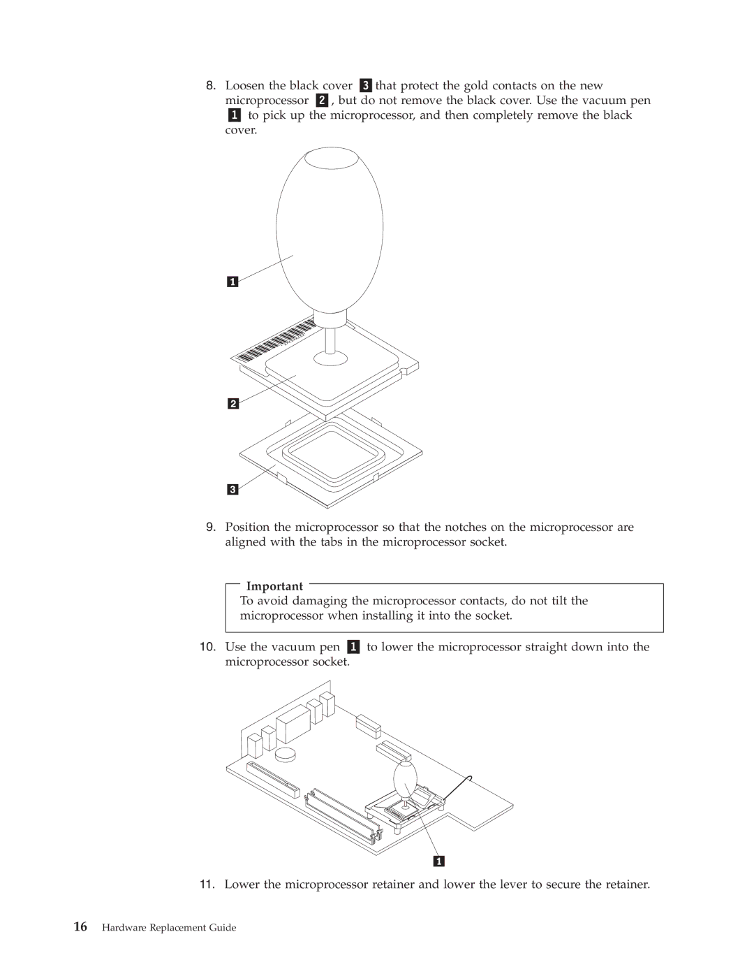 Lenovo 8160, 8155, 8099 manual Hardware Replacement Guide 