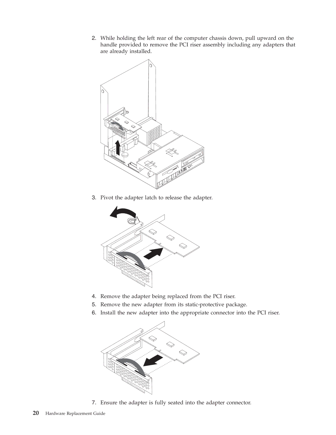 Lenovo 8155, 8160, 8099 manual Hardware Replacement Guide 