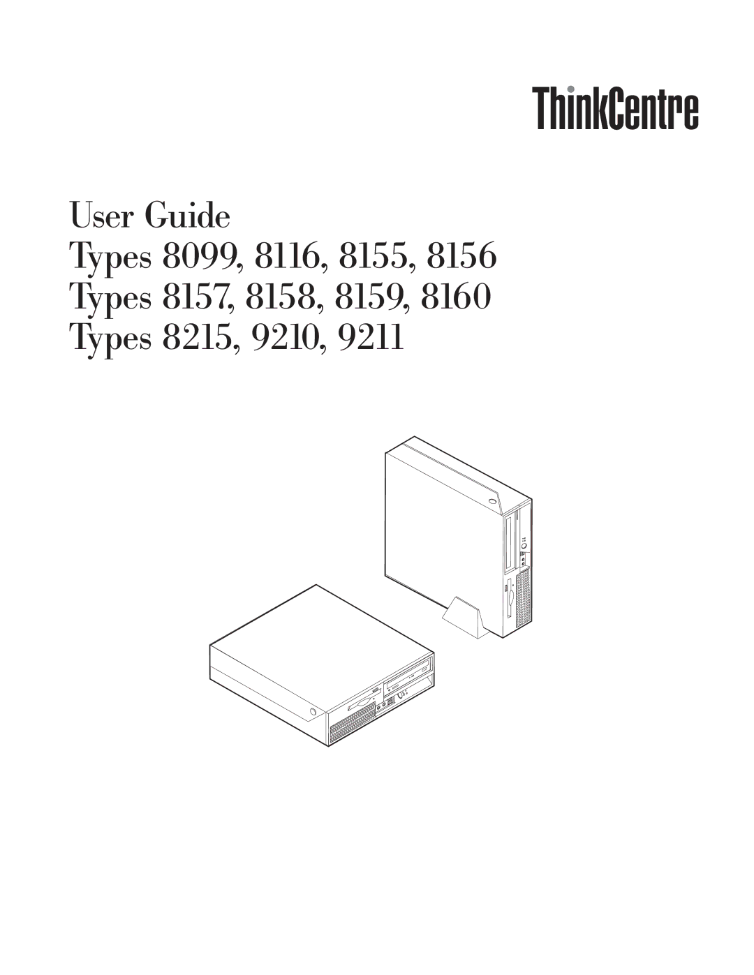 Lenovo 8157, 8215, 8158, 8159, 8156, 9210, 9211, 8116, TC A52-8155 manual 