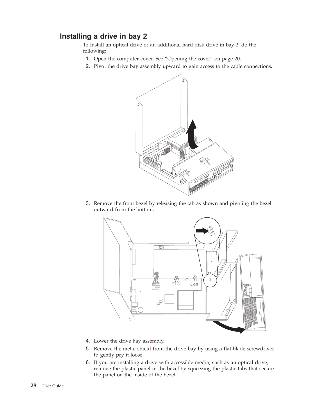 Lenovo 8808, 8813, 8796, 8800, 8804, 8792, 8010 manual Installing a drive in bay 