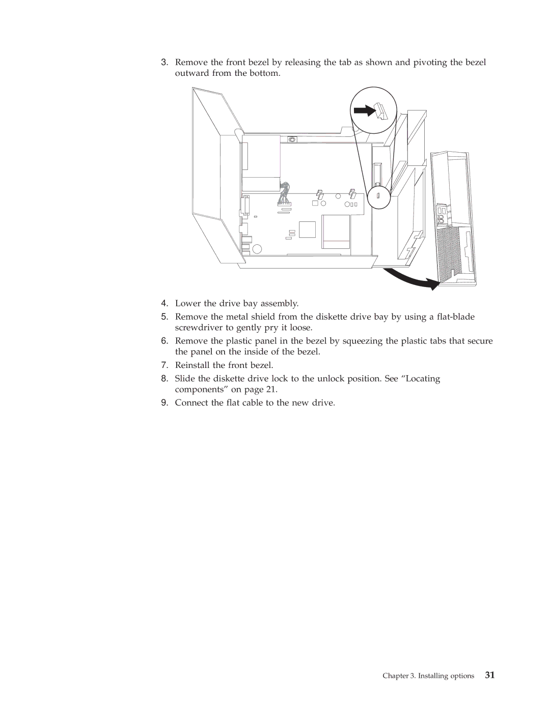 Lenovo 8792, 8813, 8796, 8808, 8800, 8804, 8010 manual Installing options 