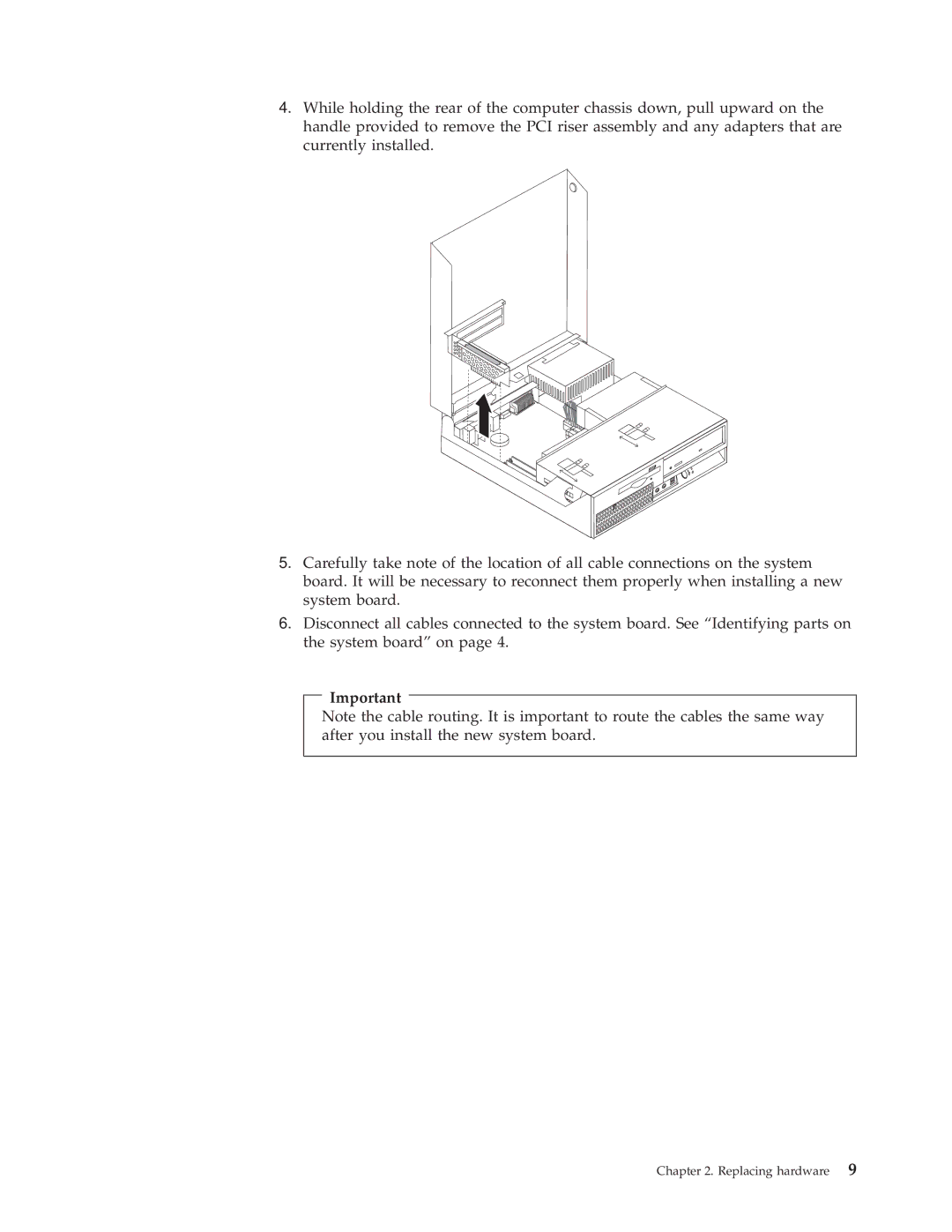 Lenovo 8800, 8813, 8796, 8808, 8804, 8792, 8010 manual Replacing hardware 