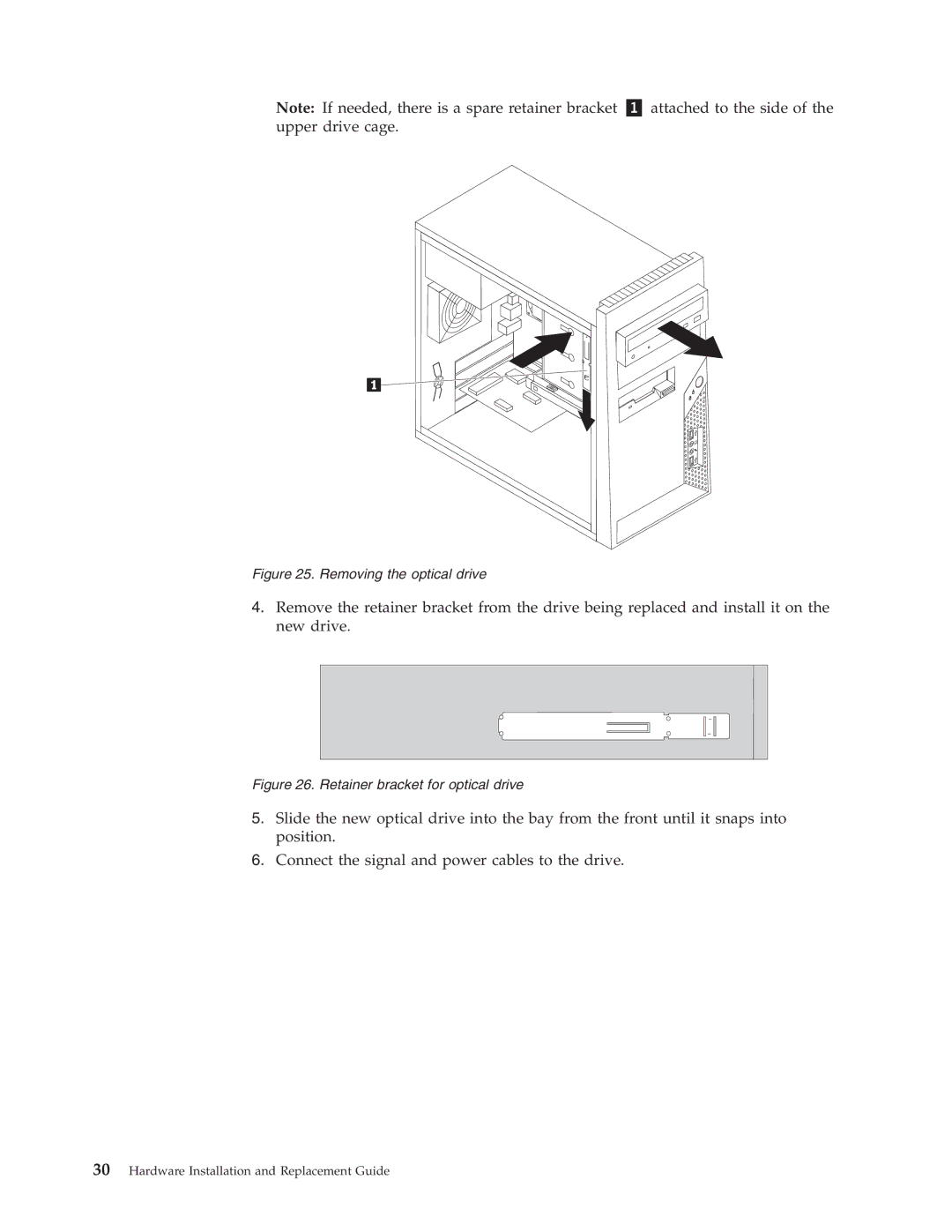 Lenovo 9129, 9136, 9127, 9134, 9120 manual Removing the optical drive 