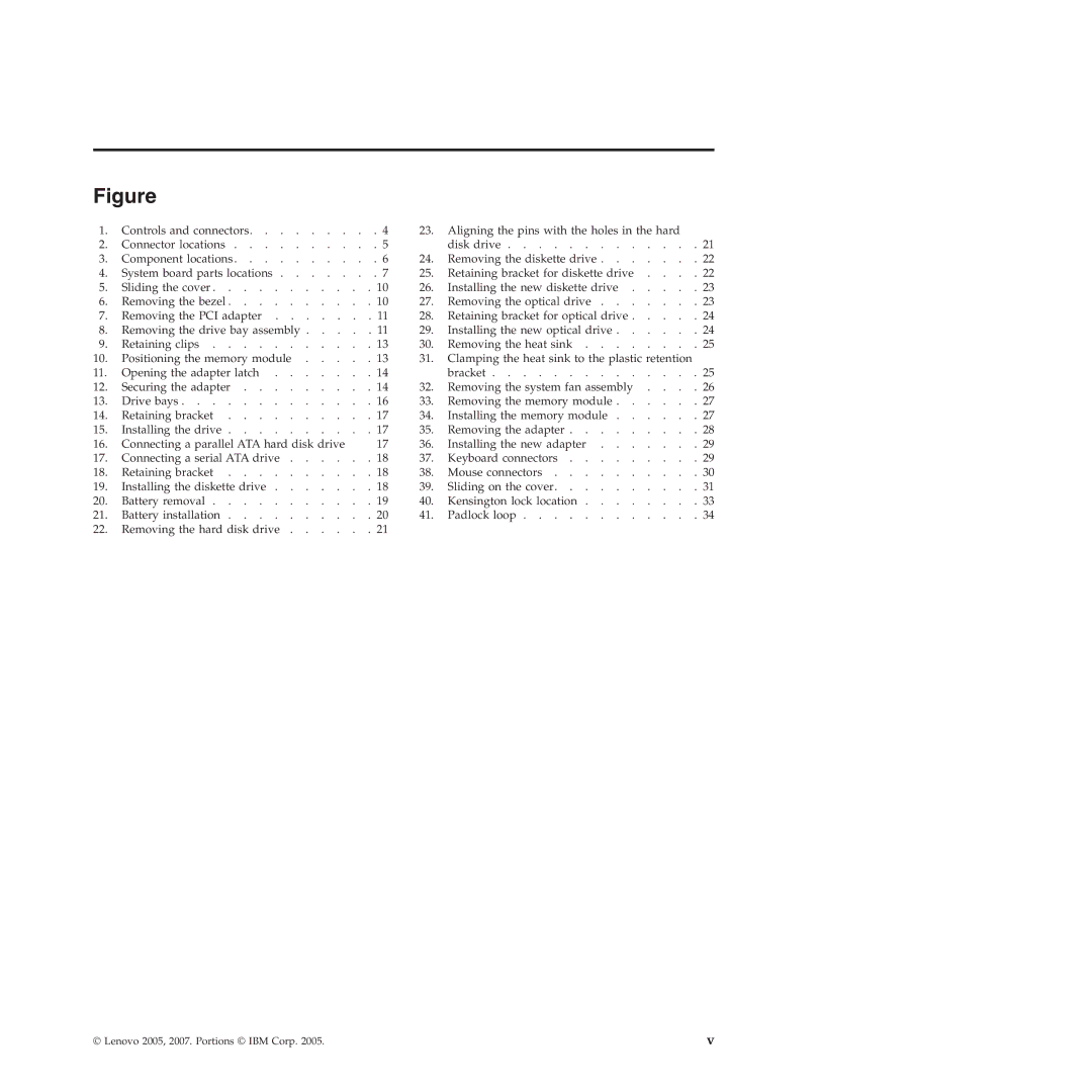 Lenovo 9159 manual Lenovo 2005, 2007. Portions IBM Corp 