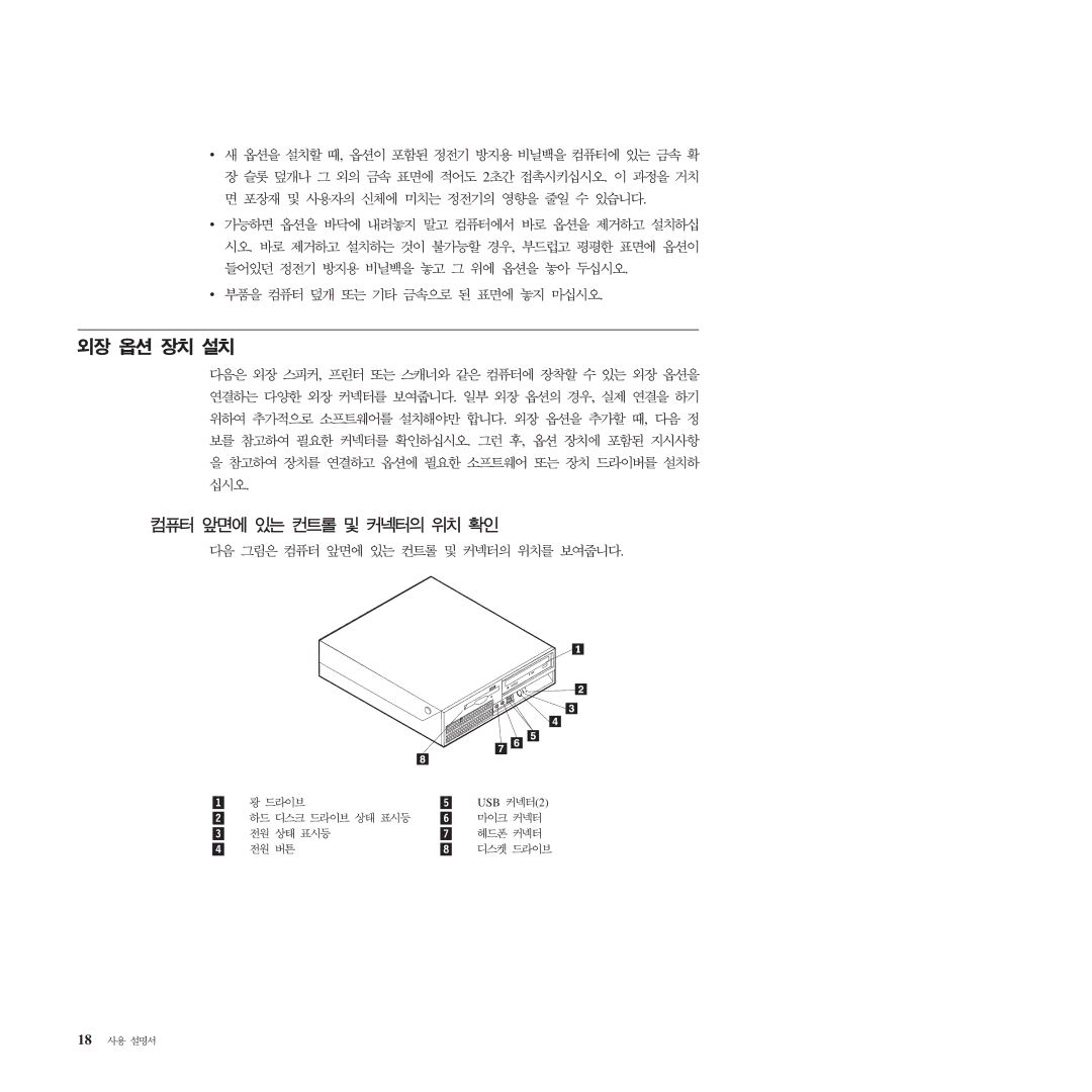 Lenovo 9642, 9638, 9643, 9644, 9645, 9640, 9641, 9300, 9301, 9636 manual 1 5 USB 