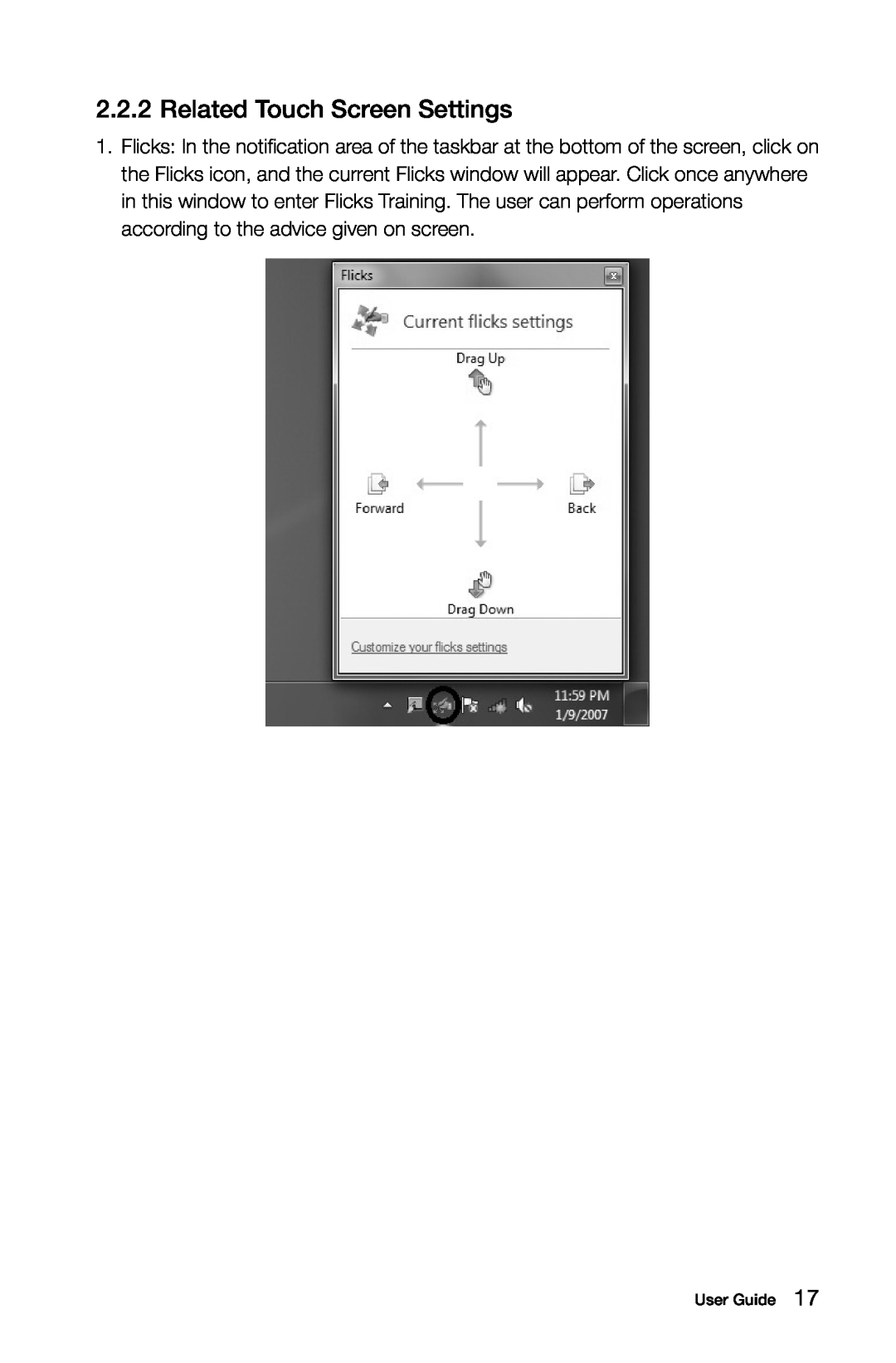 Lenovo 2566 [B340] 10099, 97, 4749 [B545], 3363 [B540p] 10098, 2567 [B345] 10100 Related Touch Screen Settings, User Guide 