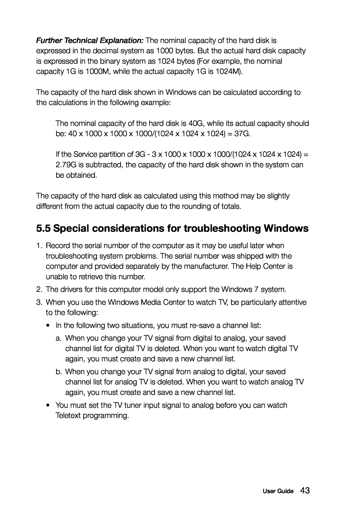 Lenovo 97, 4749 [B545], 3363 [B540p] 10098, 2567 [B345] 10100 manual Special considerations for troubleshooting Windows 