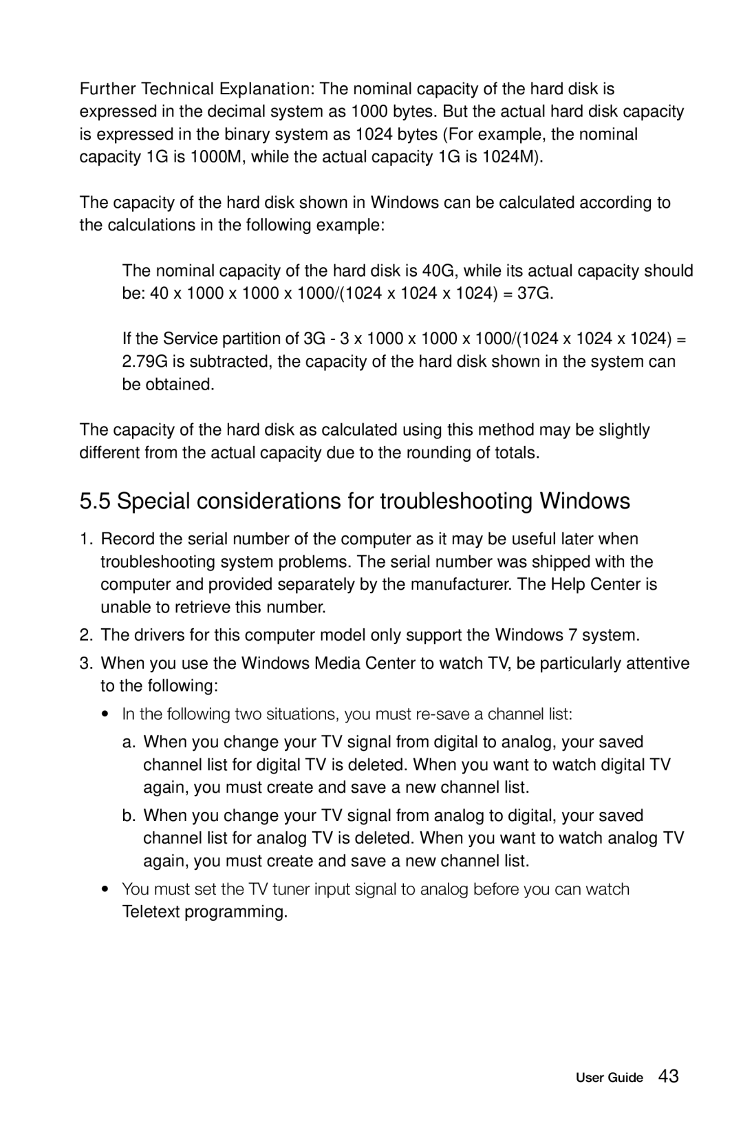 Lenovo 97, 4749 [B545], 3363 [B540p] 10098, 2567 [B345] 10100 manual Special considerations for troubleshooting Windows 