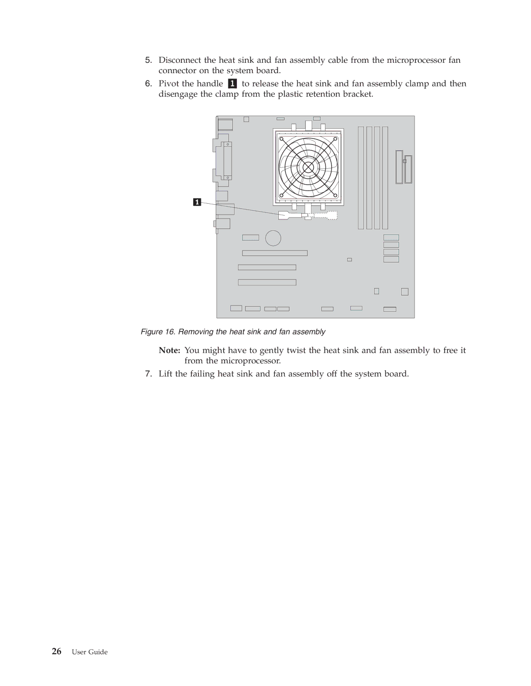 Lenovo 3656, 9705, 9625, 9421, 9353, 9485, 9623, 7061, 7090, 9795, 9935, 9953, 9946 manual Removing the heat sink and fan assembly 