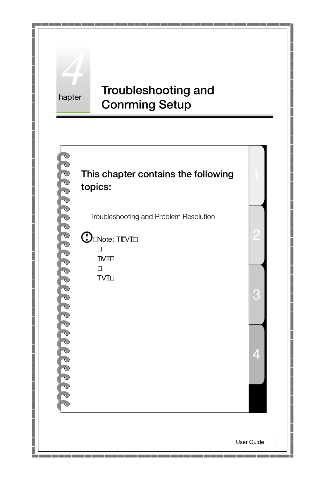 Lenovo A3 manual Chapter Troubleshooting Confirming Setup 