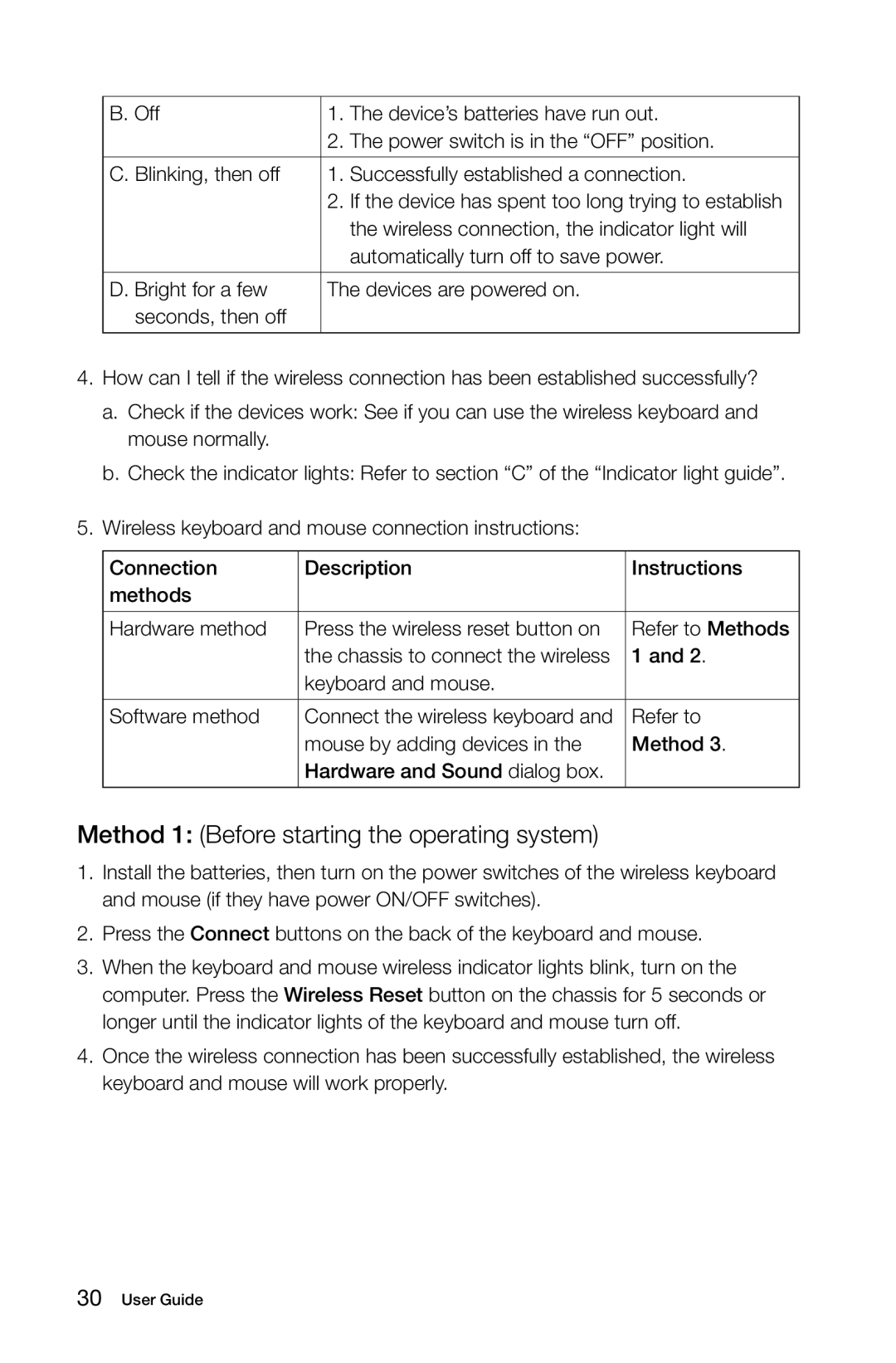 Lenovo A3 manual Method 1 Before starting the operating system 