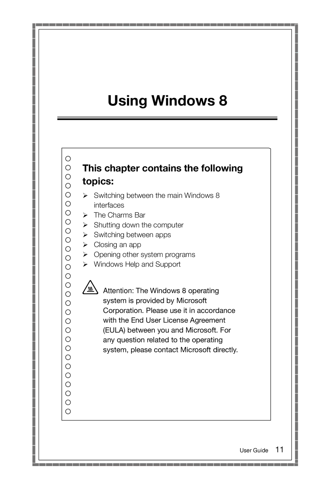 Lenovo A5 manual Using Windows 