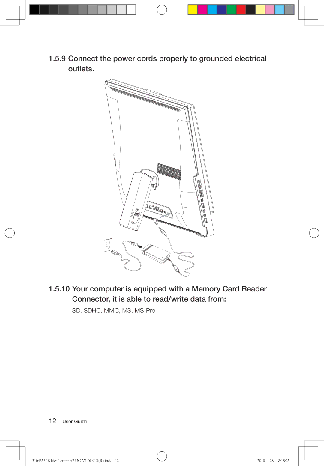 Lenovo A7 manual SD, SDHC, MMC, MS, MS-Pro 