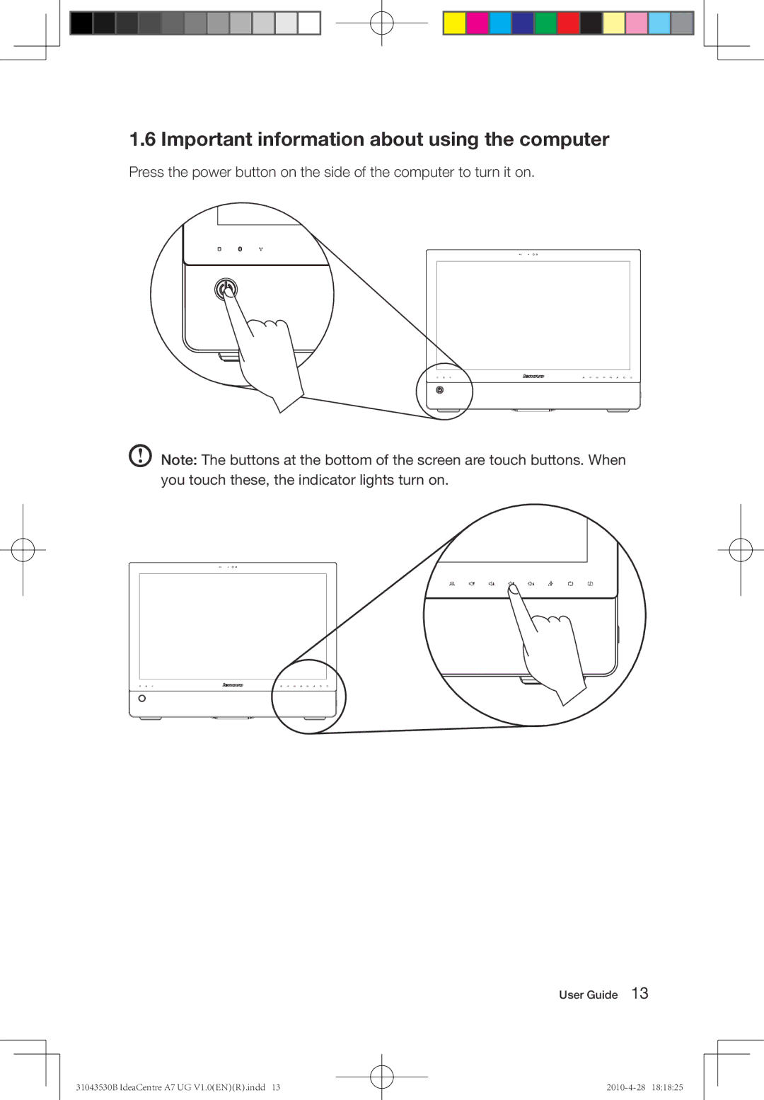 Lenovo A7 manual Important information about using the computer 