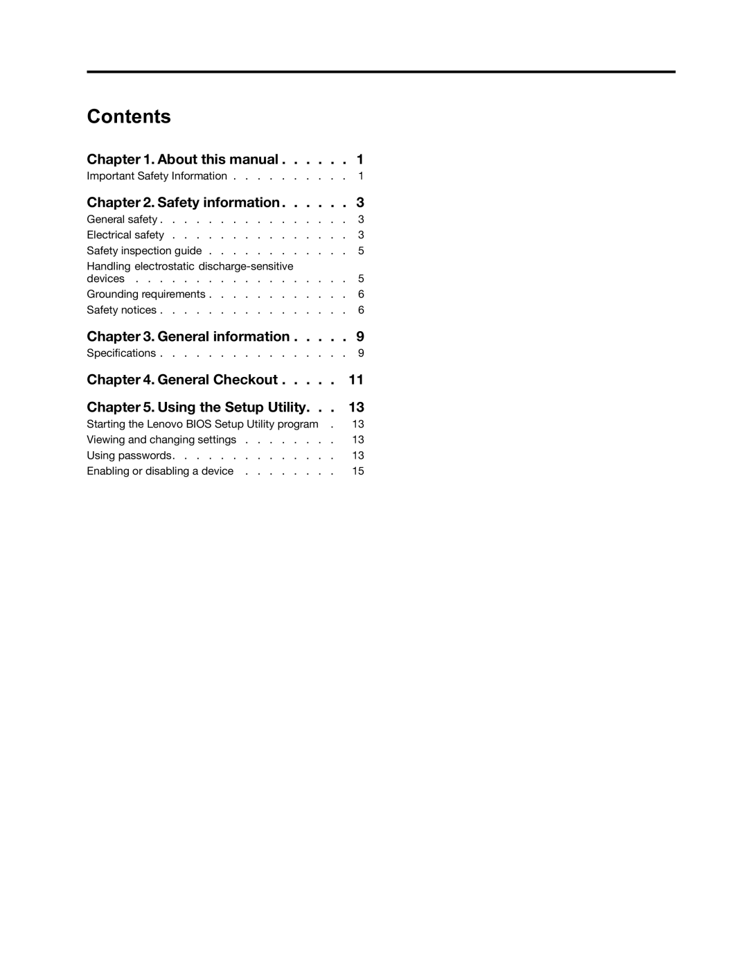 Lenovo A720 manual Contents 