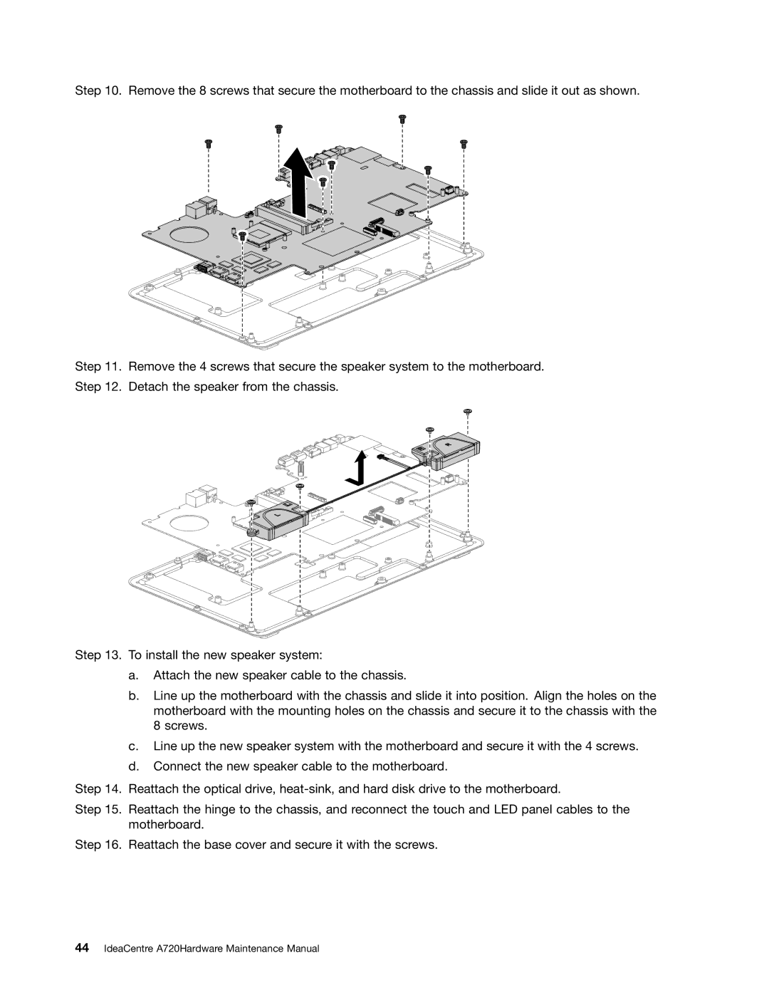 Lenovo manual IdeaCentre A720Hardware Maintenance Manual 