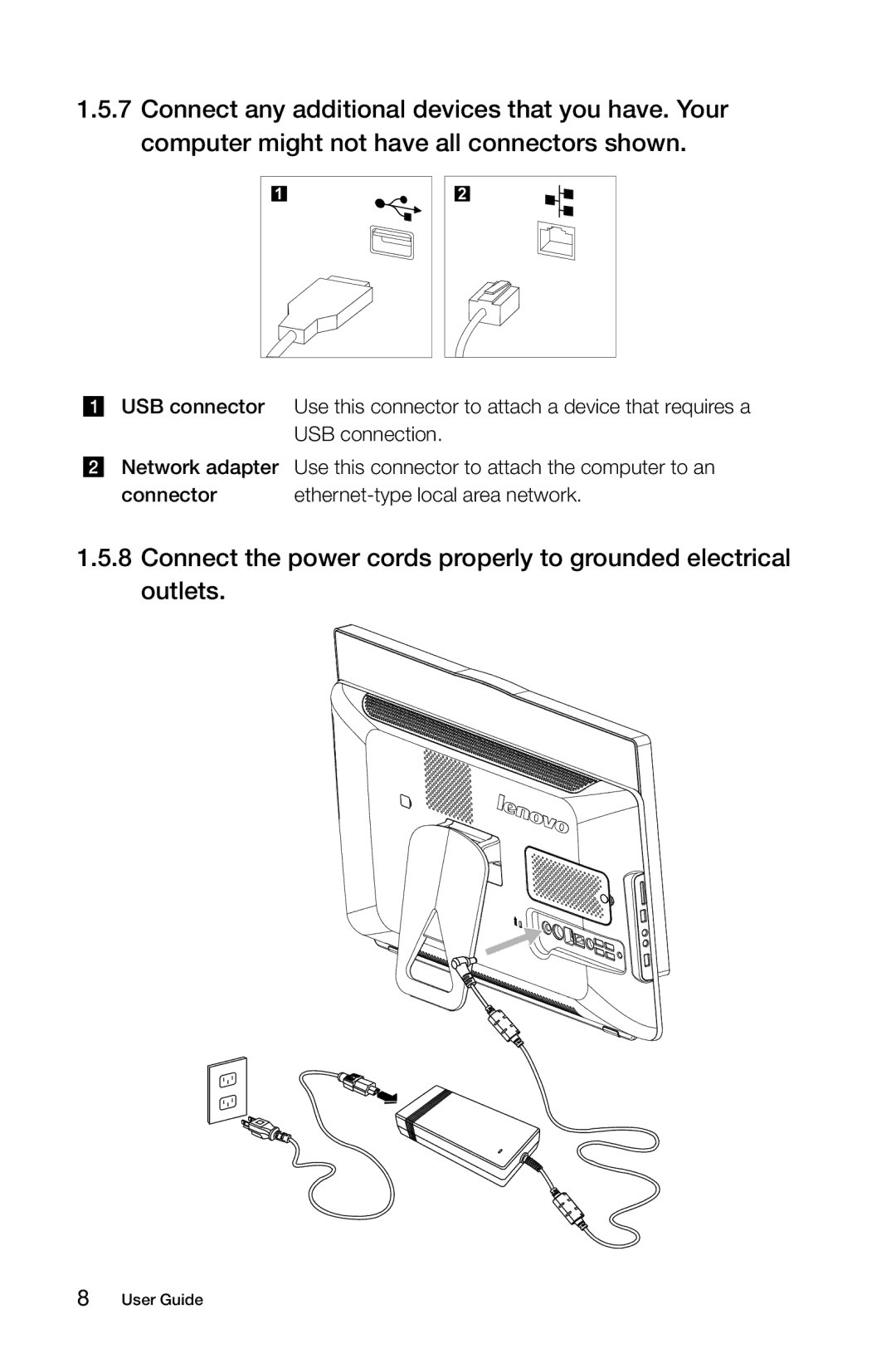 Lenovo 10051, B3, 10052 manual Connector Ethernet-type local area network 