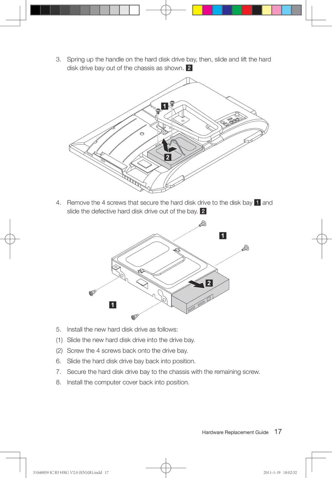 Lenovo B3 manual Hardware Replacement Guide 